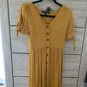 Button through dress